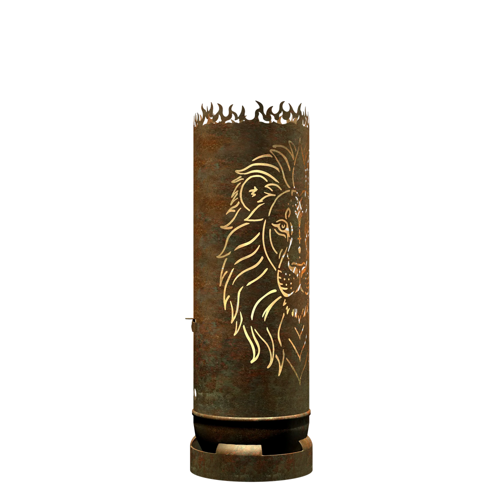 Feuertonne Löwe - feuertonnen.org