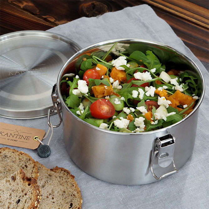 Tiffin Lunchbox aus Edelstahl – Auslaufsicher & Plastikfrei (1200 ml)
