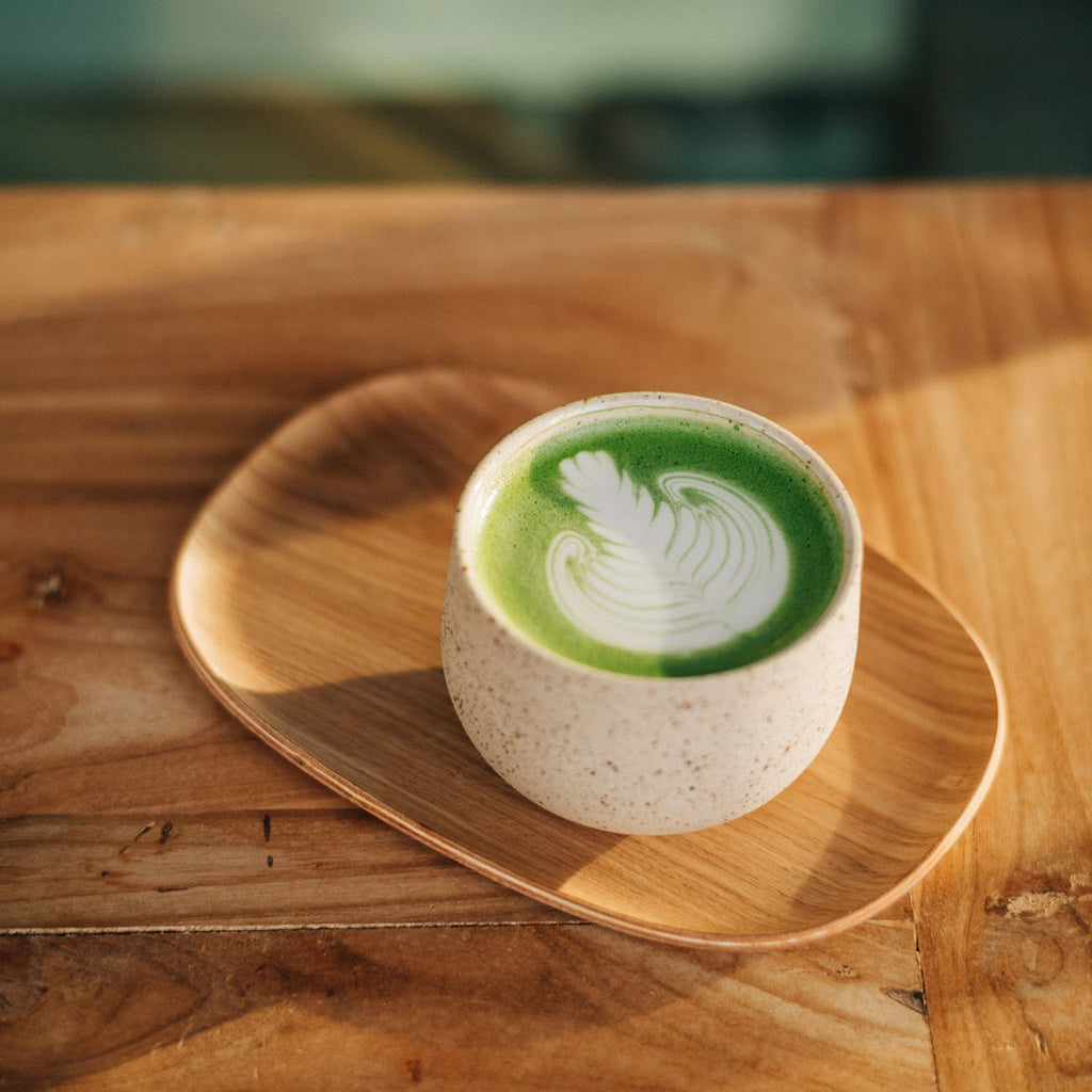 OCHA gelb | handgemachte Teetasse (Matcha)