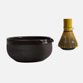 MATCHA Bundle grau/schwarz | handgemachte Matcha Schale (Matcha Set)