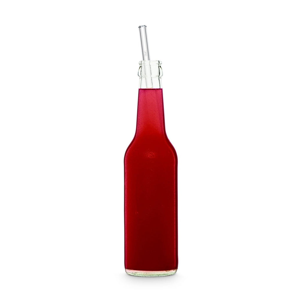 20x 27 cm Glasstrohhalme Lang für Flaschen und Karaffen 0,33 bis 0,5 Liter