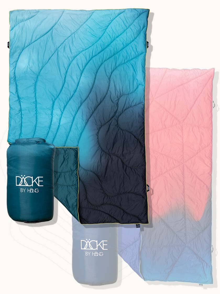 DÄCKE Outdoor Decke – Ultraleicht, wasserabweisend, für Camping & Vanlife