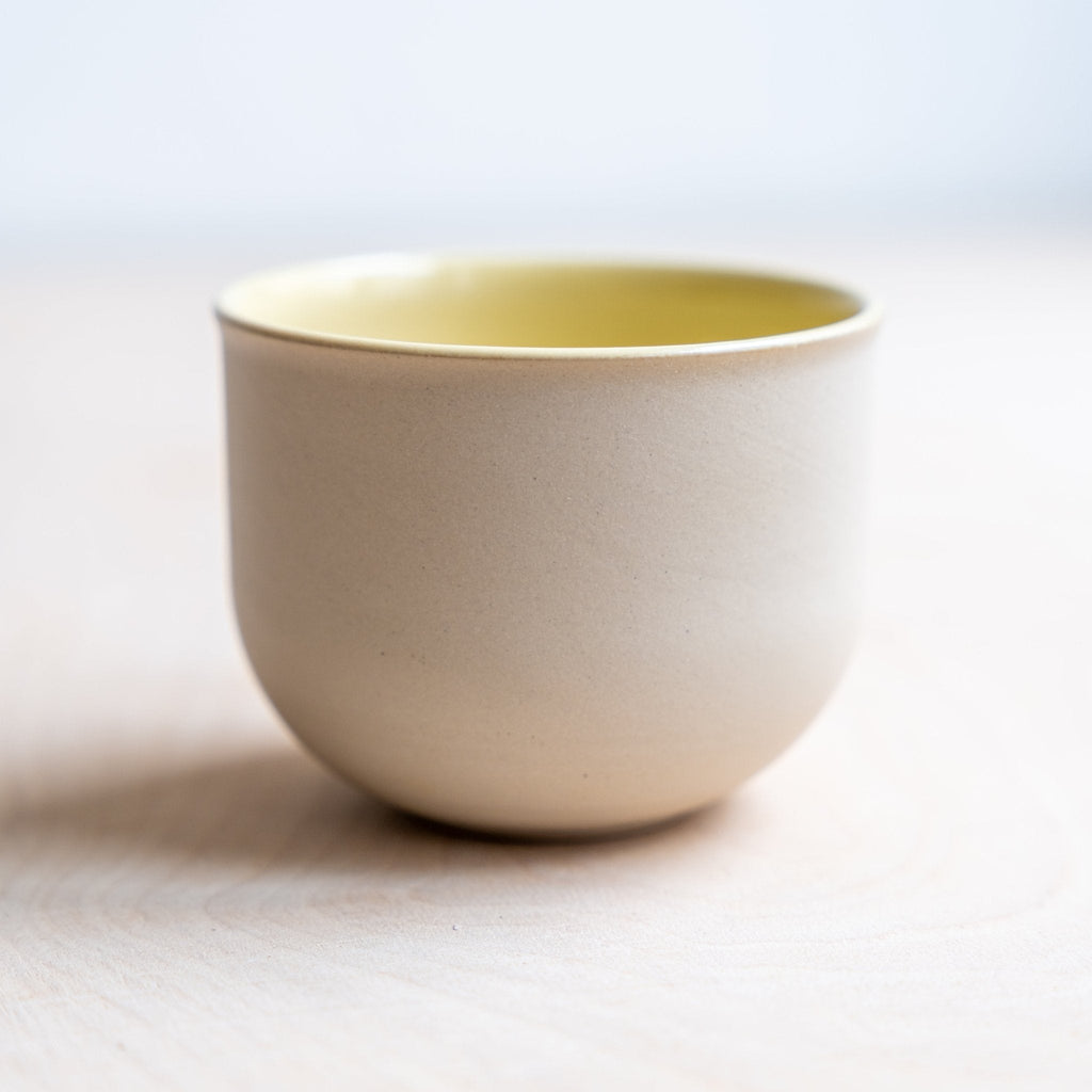 OCHA gelb | handgemachte Teetasse (Matcha)