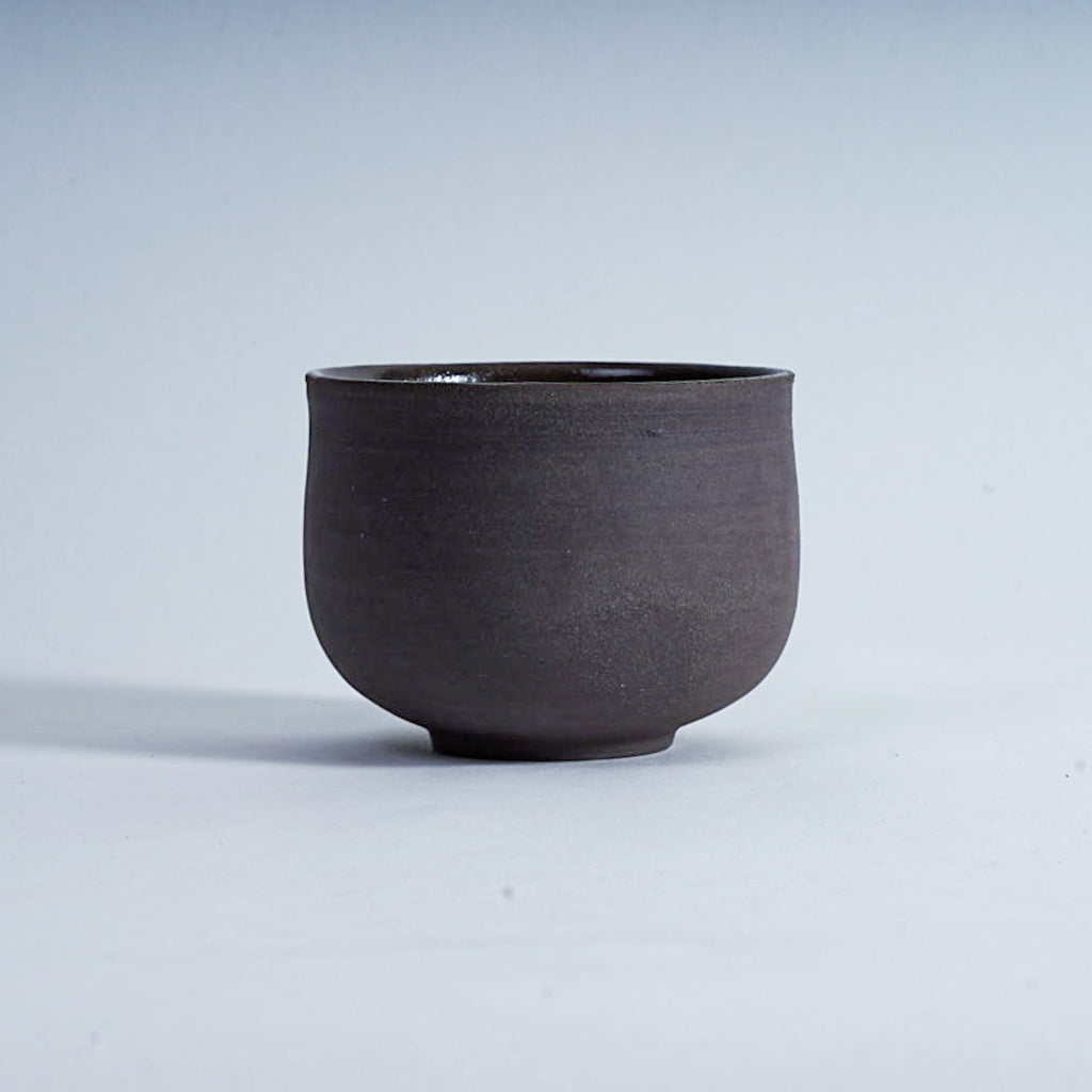 OCHA grau/schwarz | handgemachte Teetasse (Matcha)