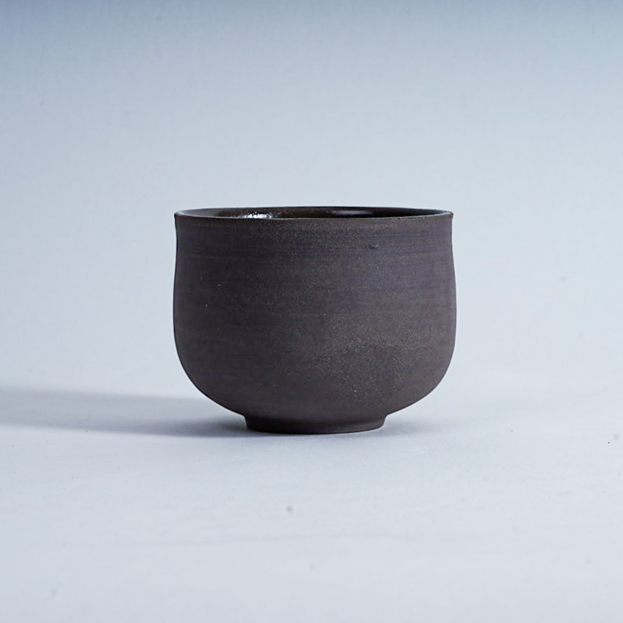OCHA grau/schwarz | handgemachte Teetasse (Matcha)