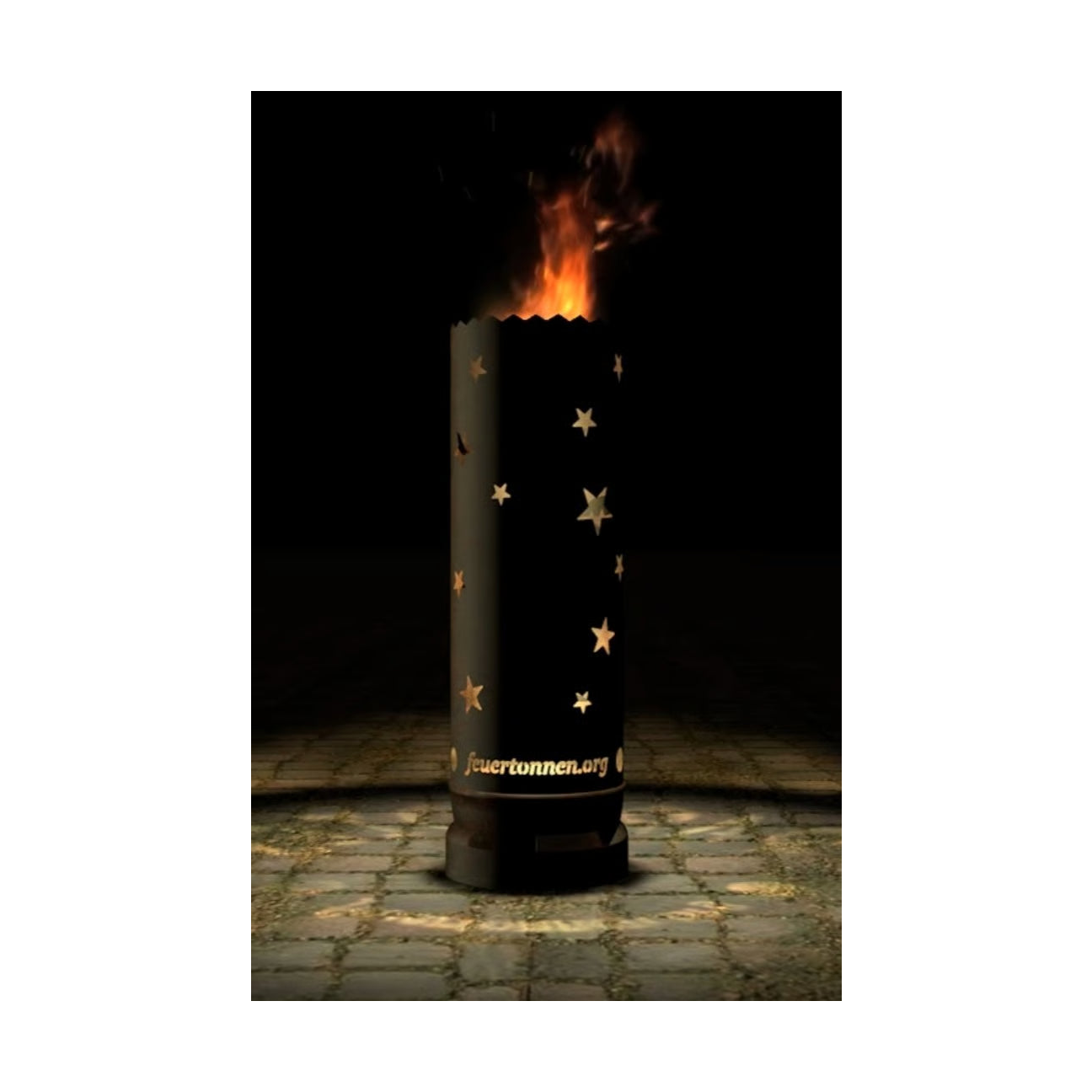 Feuertonne "Paradies" (Rundummotiv)