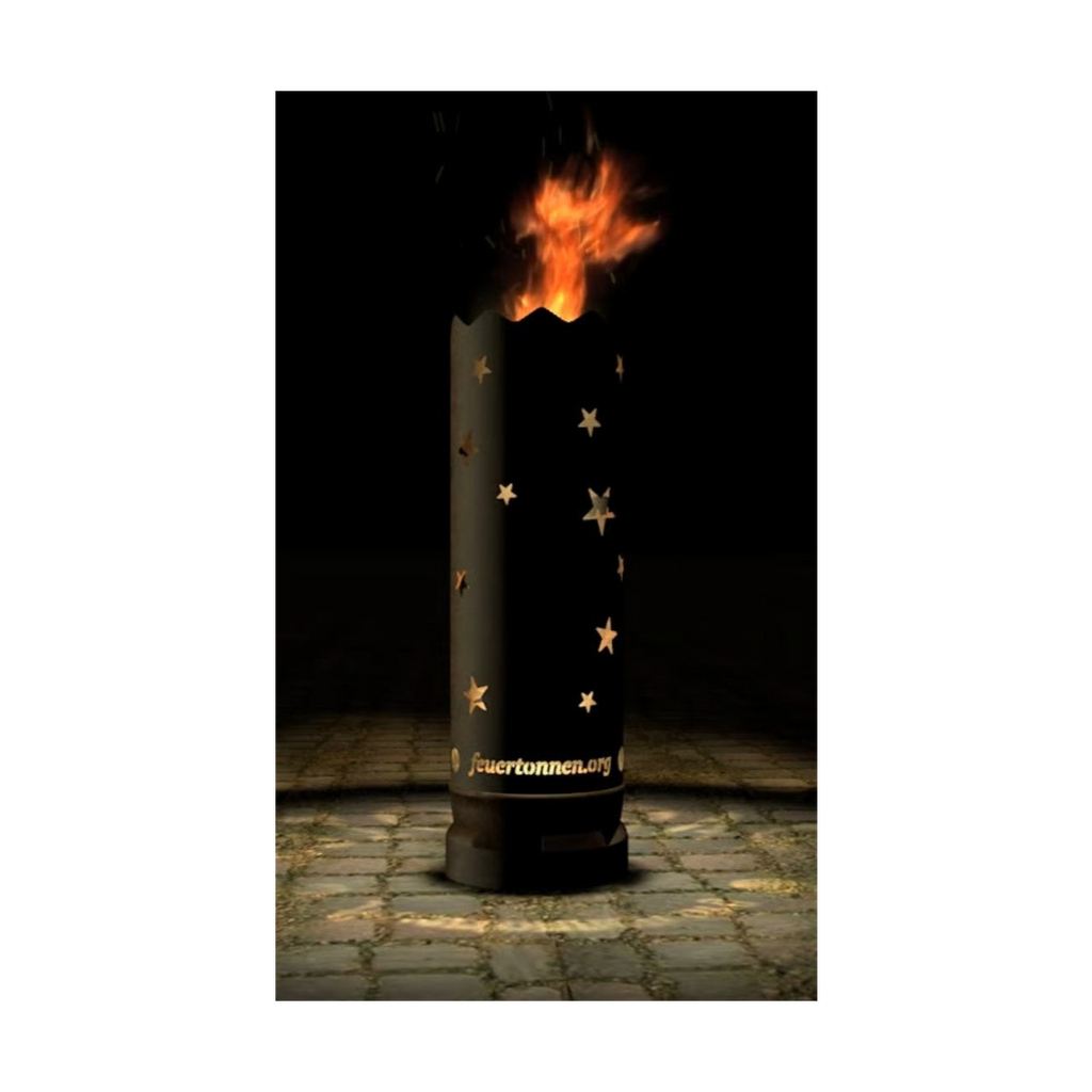 Feuertonne "Paradies" (Rundummotiv)