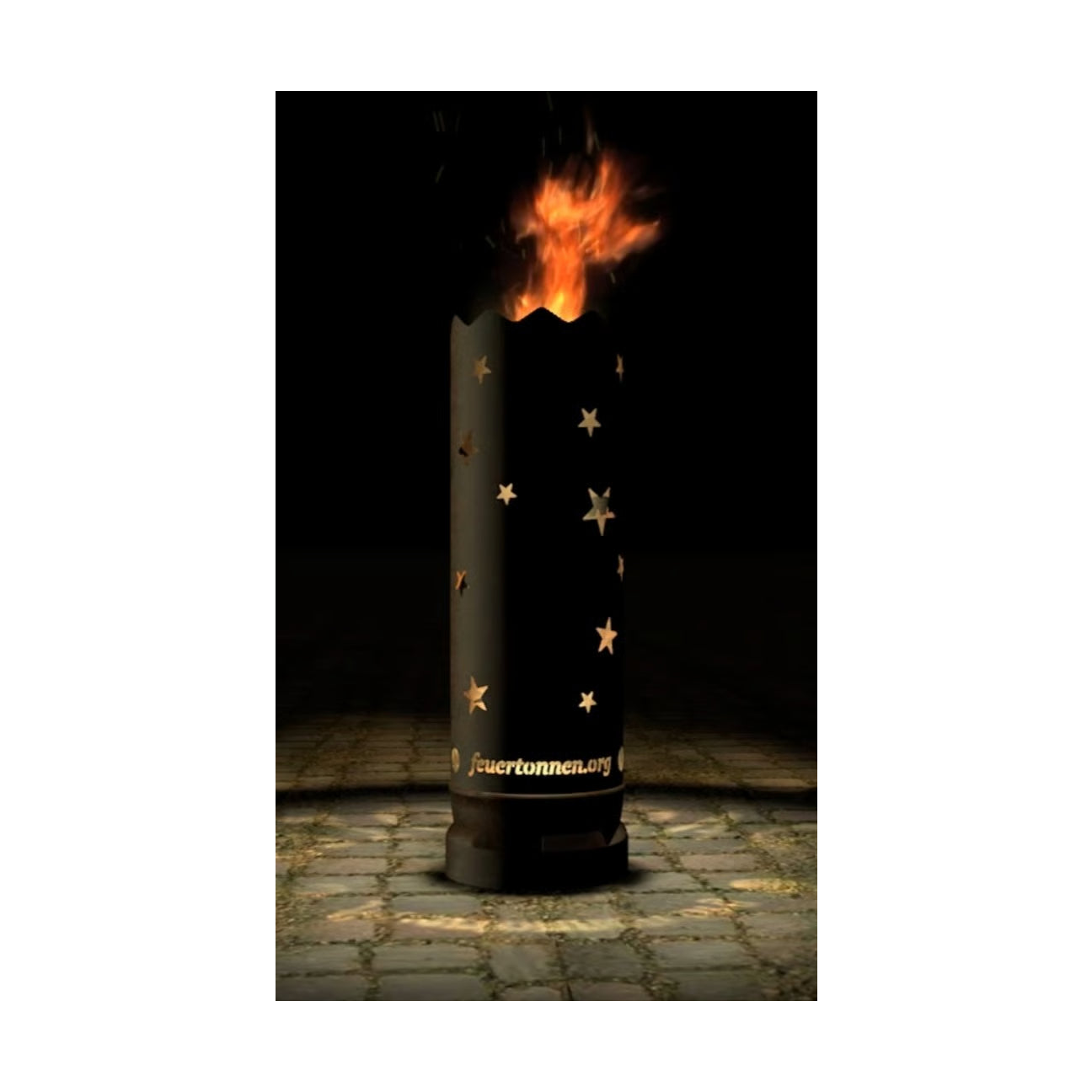 Feuertonne "Paradies" (Rundummotiv)