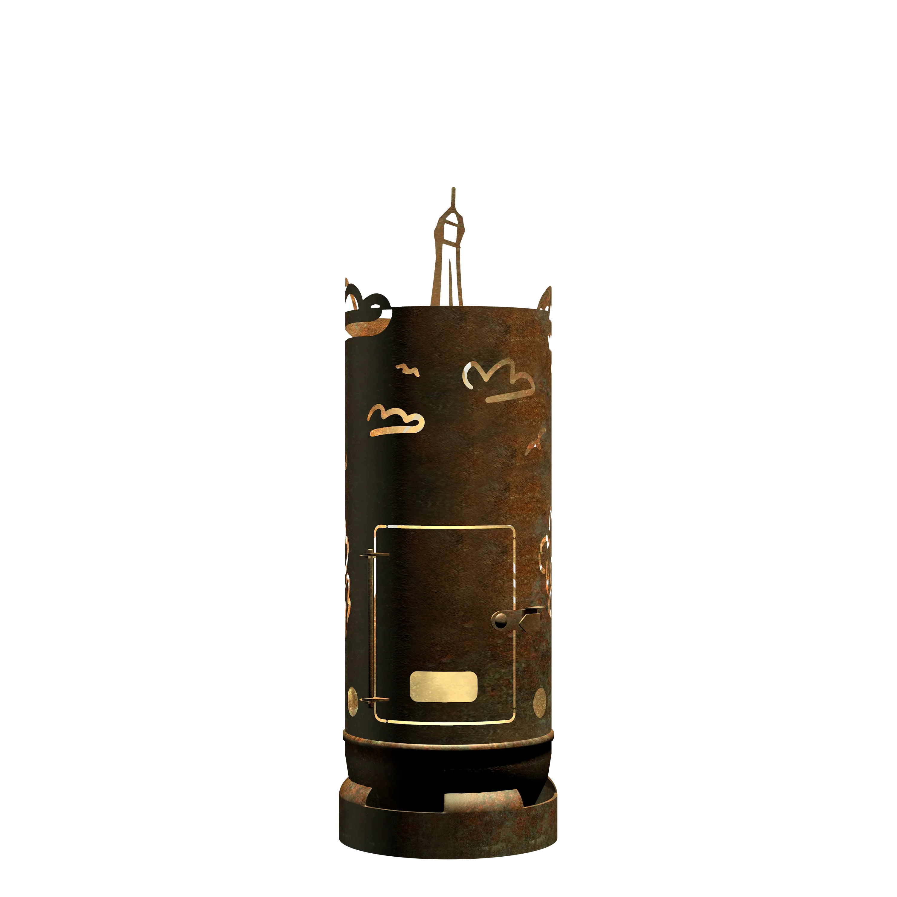 Feuertonne Eiffelturm exklusiv Design - feuertonnen.org