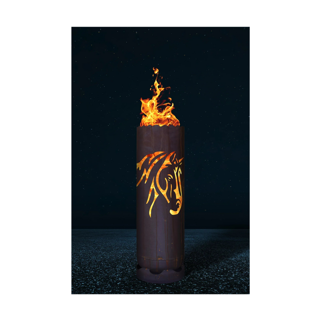 canon à feu « tête de cheval »