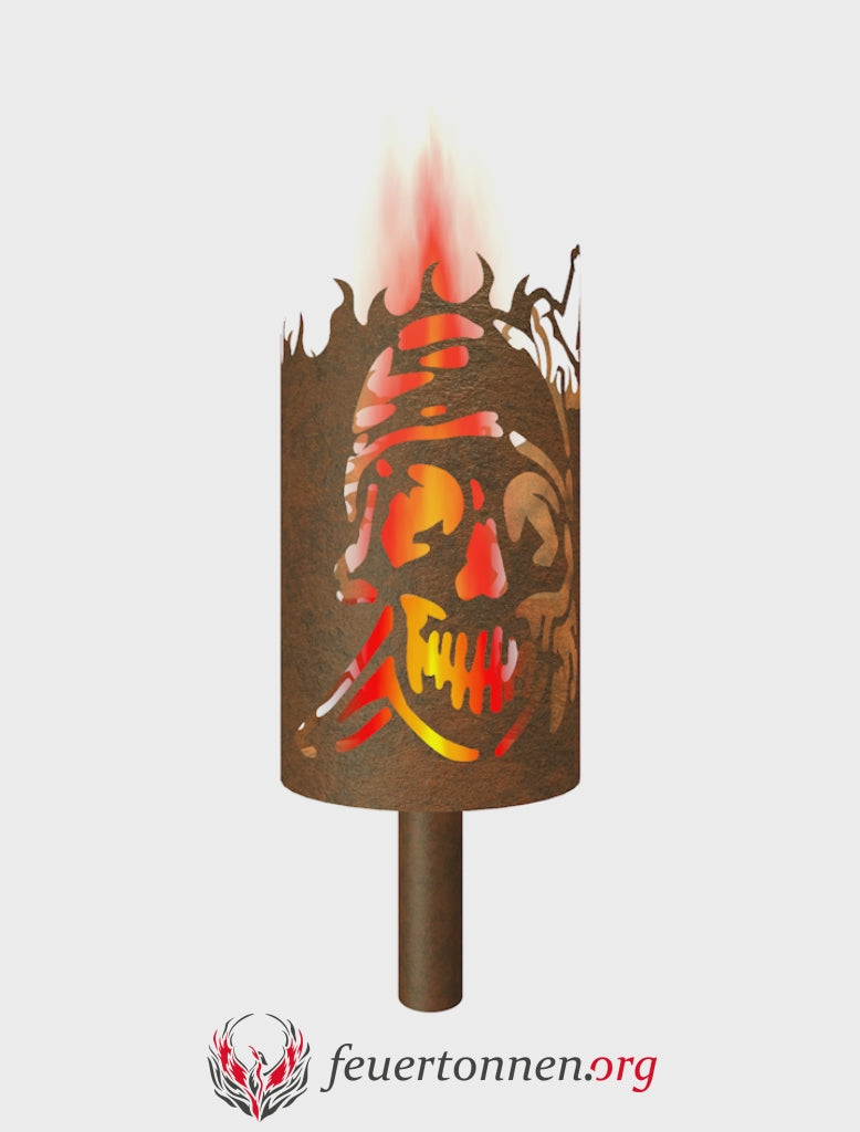 Torche de jardin pirate 