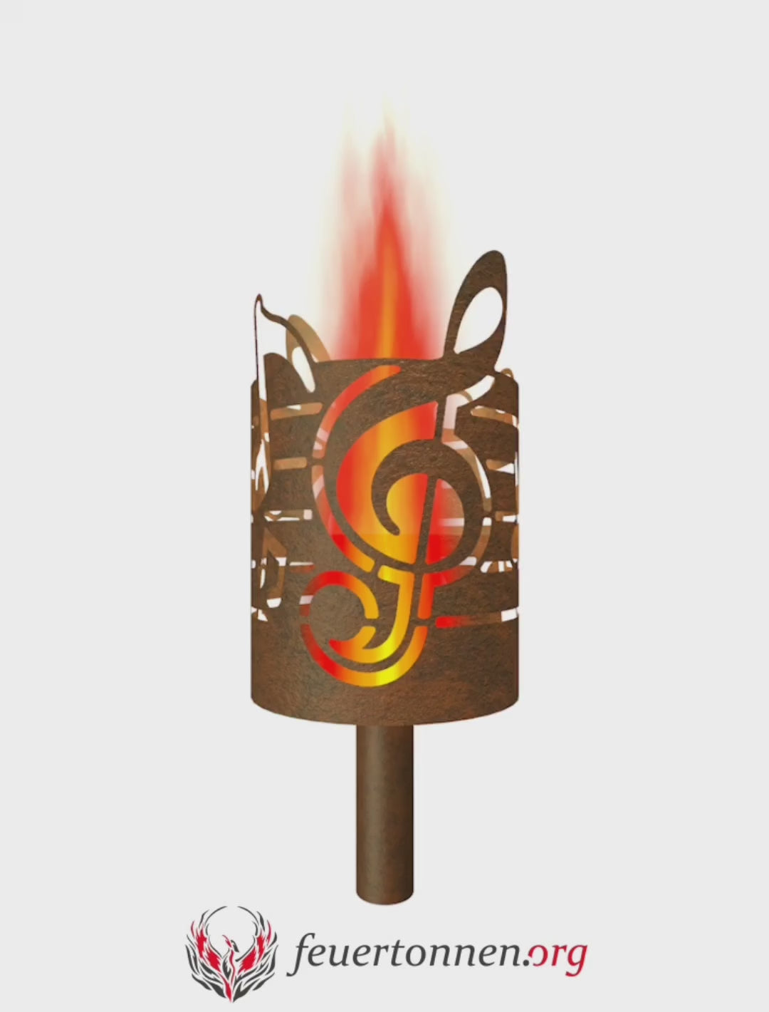 Gartenfackel Noten & Notenschlüssel