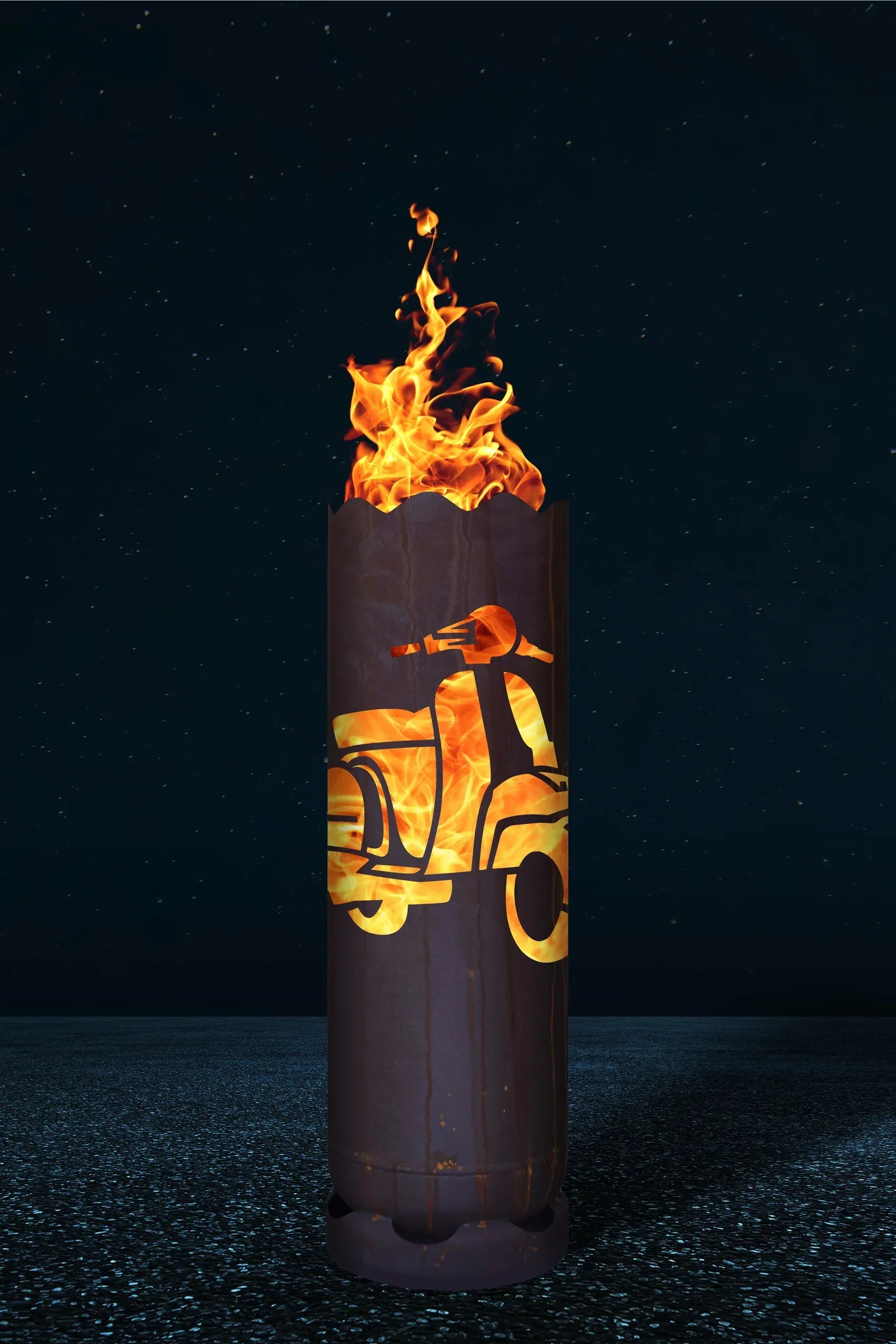 Feuertonne "Roller" - feuertonnen.org