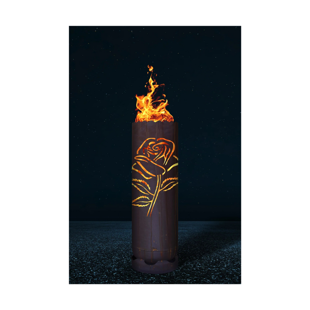 Fire barrel "Rose 2"