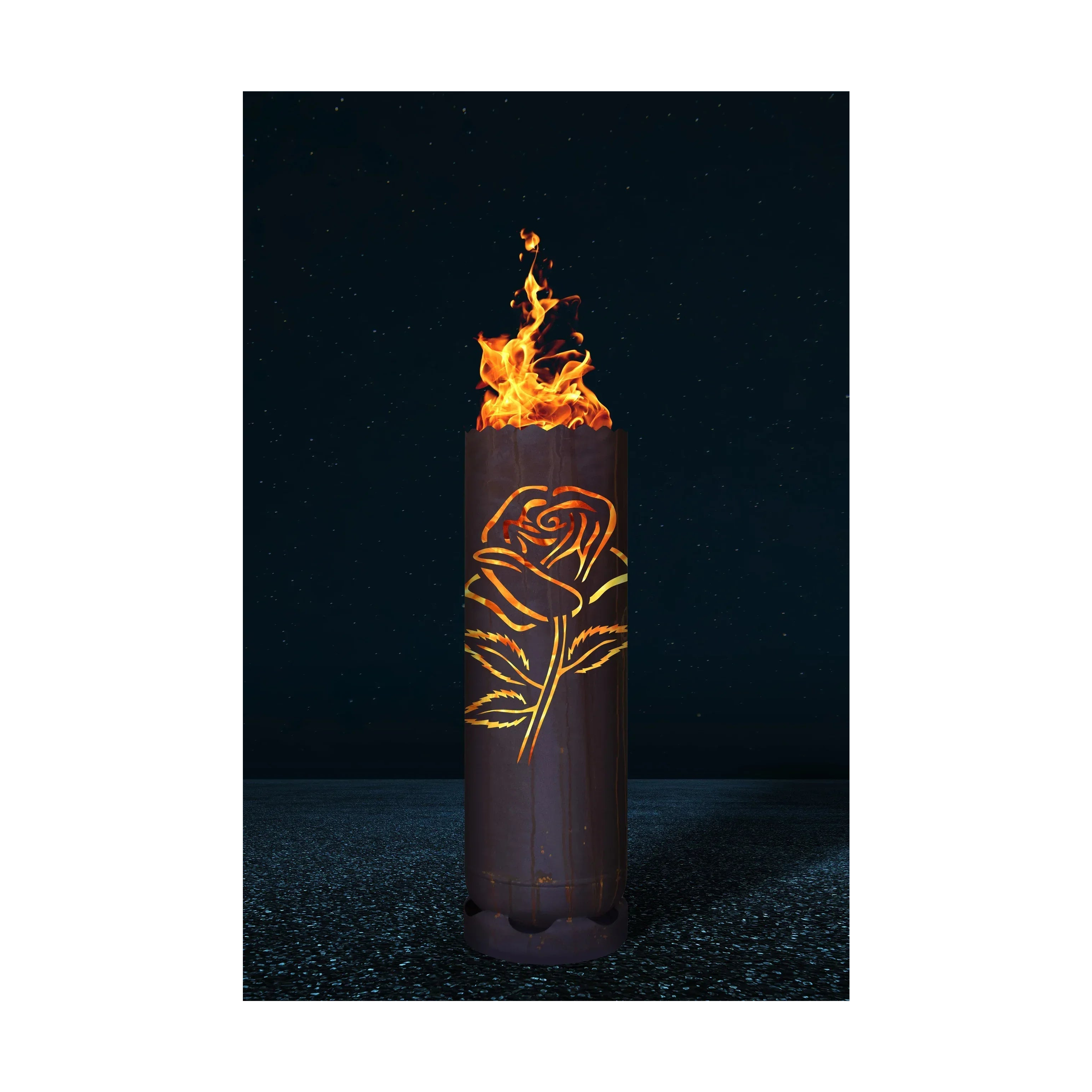 Fire barrel "Rose 2"