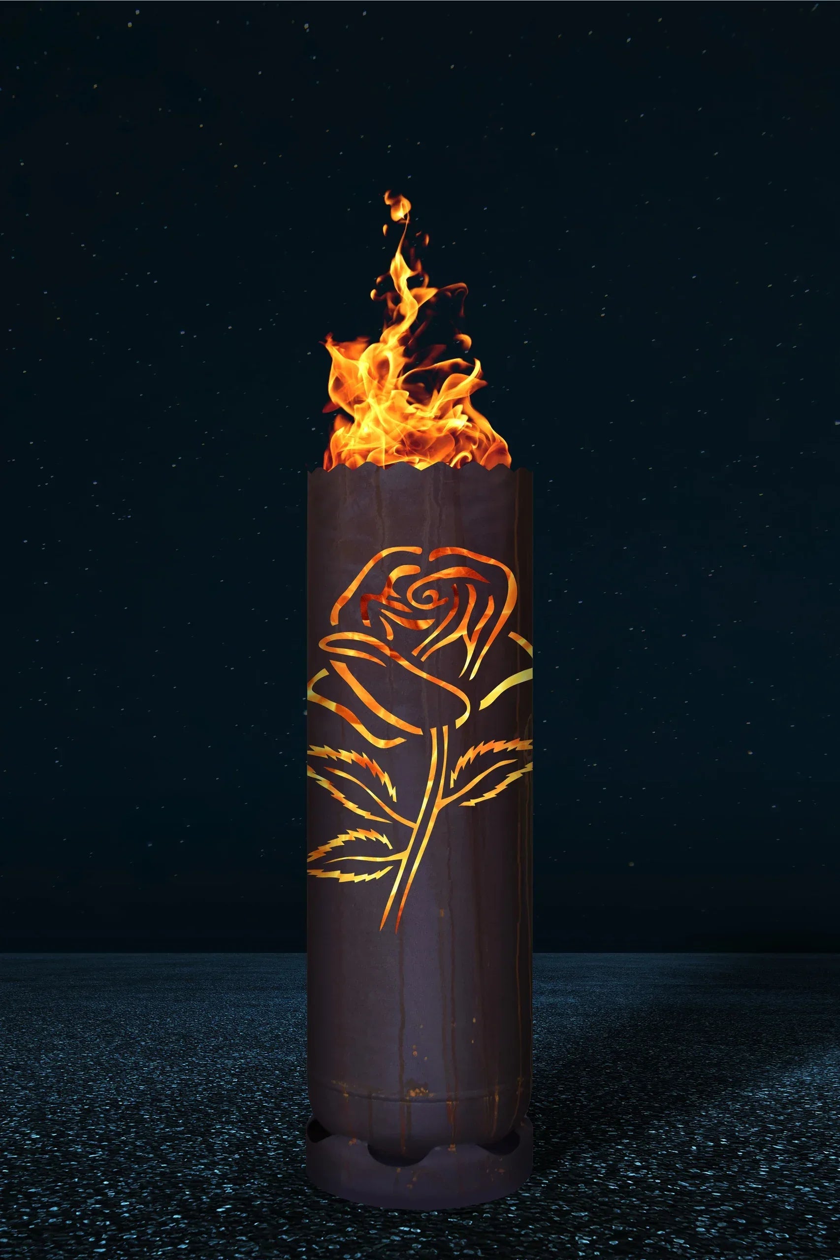 Feuertonne "Rose 2" - feuertonnen.org