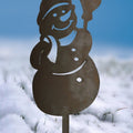 Schneemann als Stecker