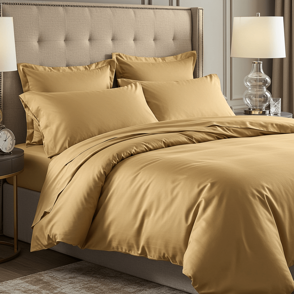 Charm Baumwolle Satin Spannbettlaken