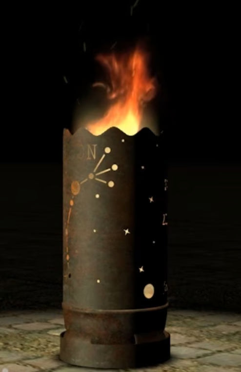 Dropslik Feuertonne "Sternzeichen Skorpion" - feuertonnen.org