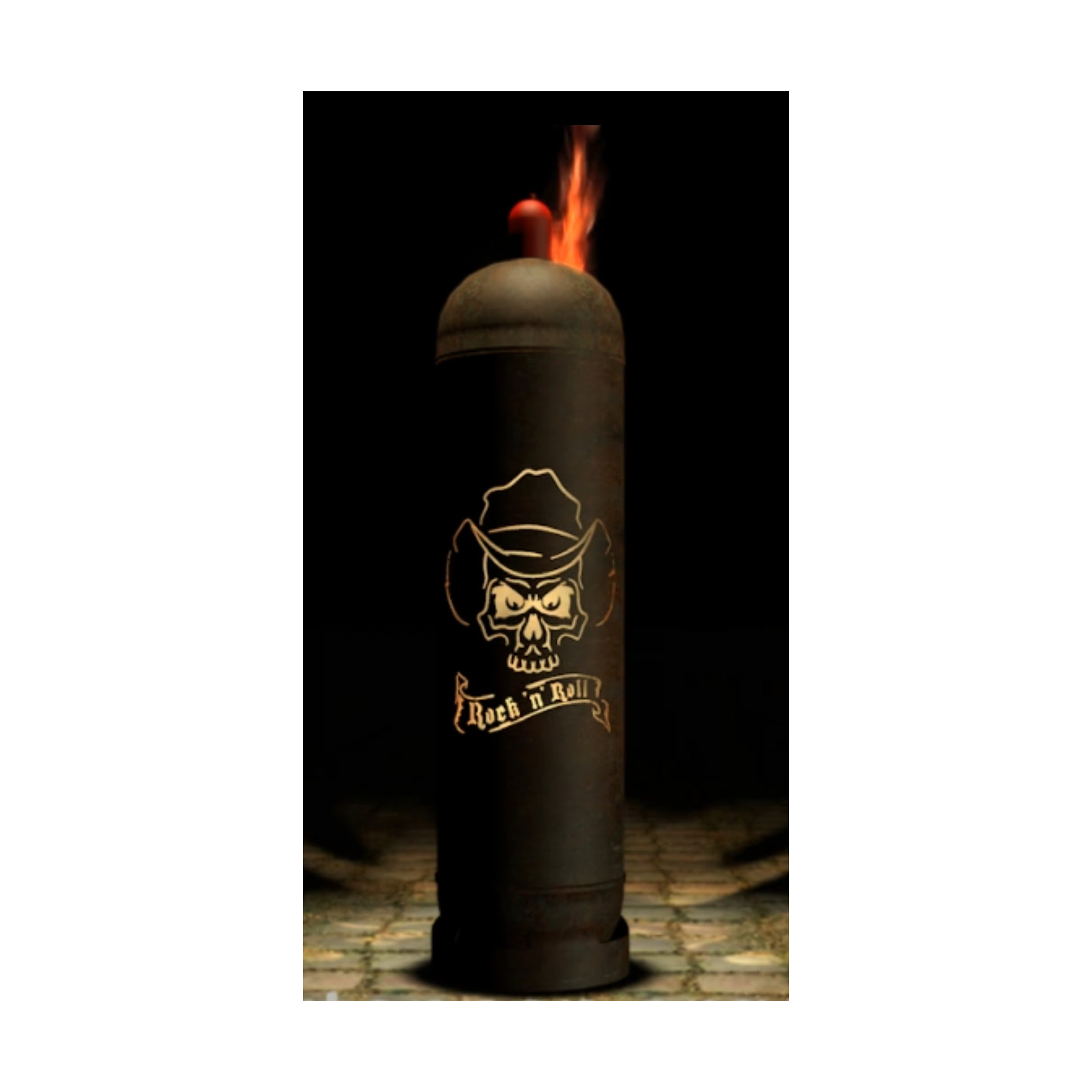 Fire barrel Skull