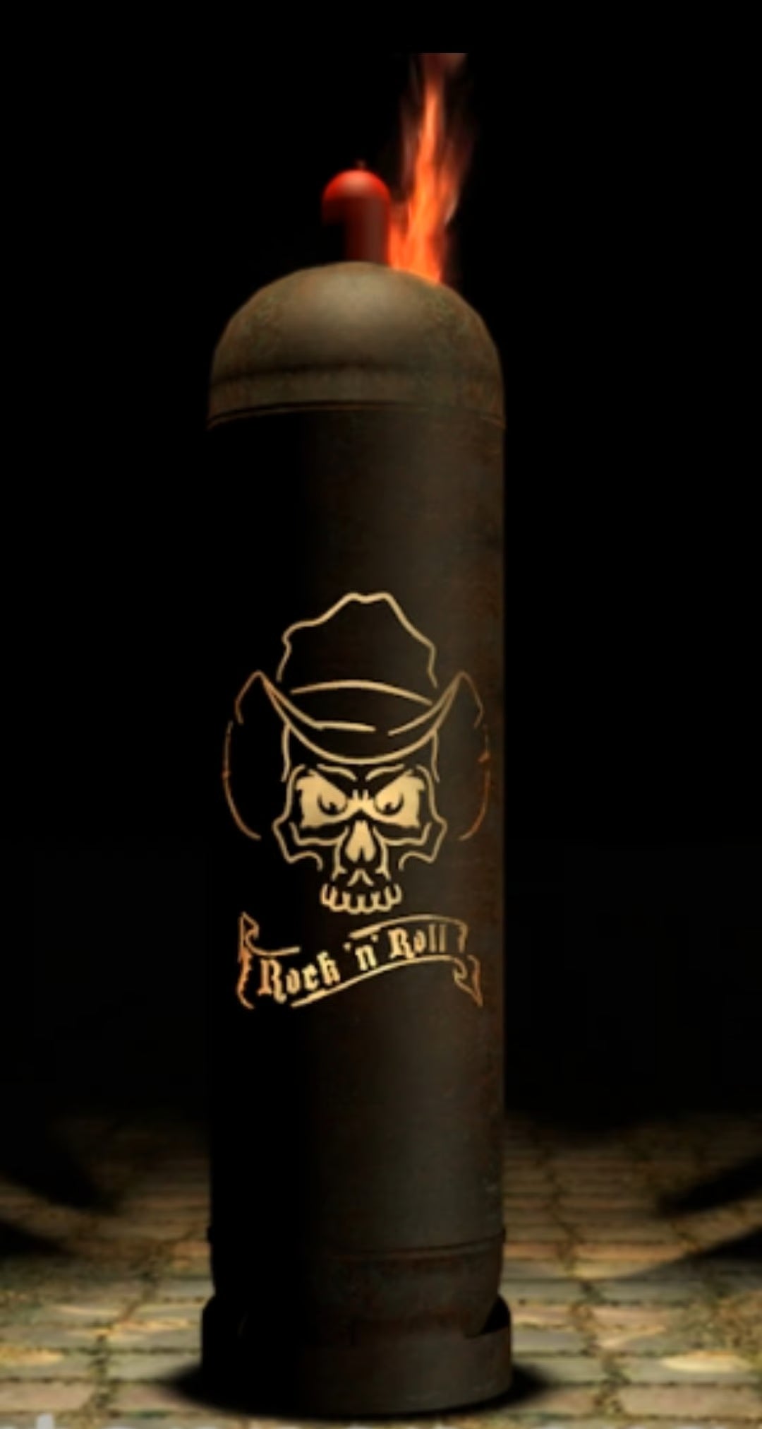 Feuertonne Skull - feuertonnen.org