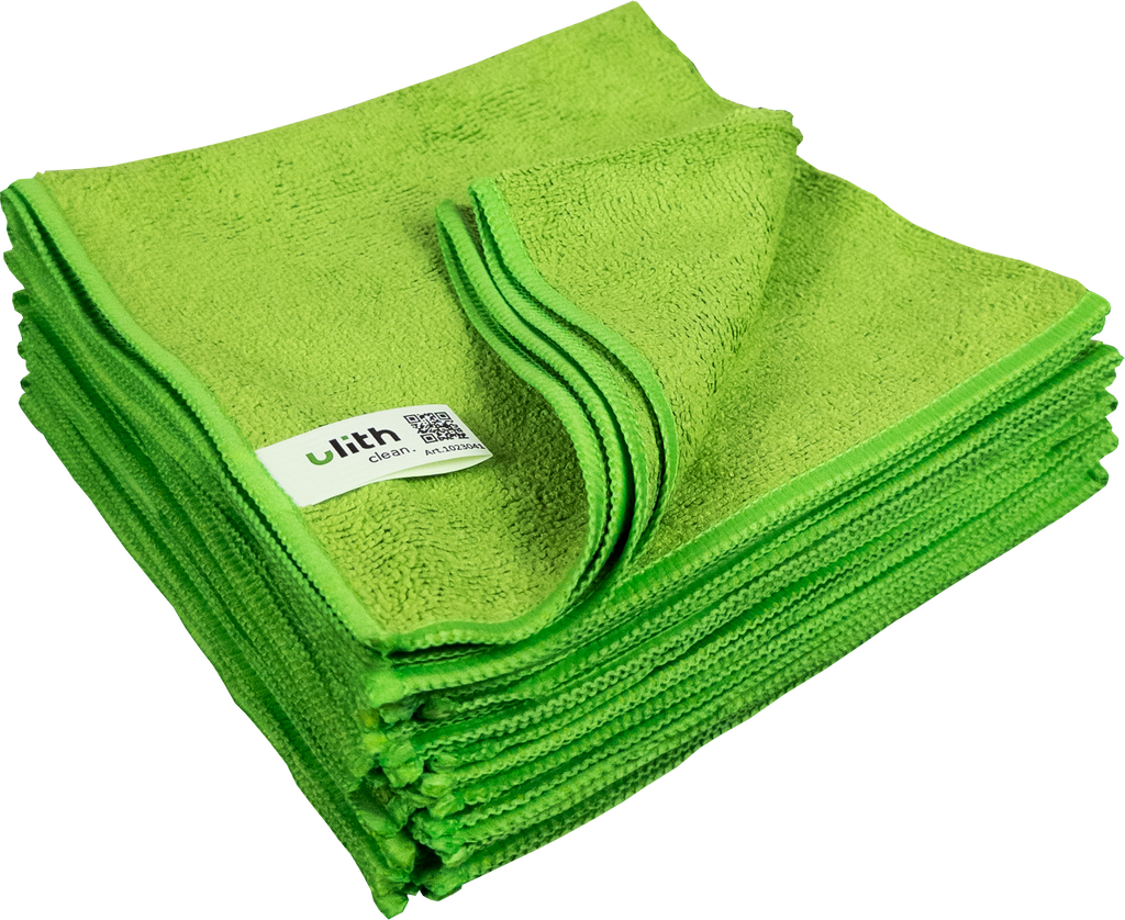 Ulith Basic Line Microfasertücher 40x40cm – Saugstark & waschbar