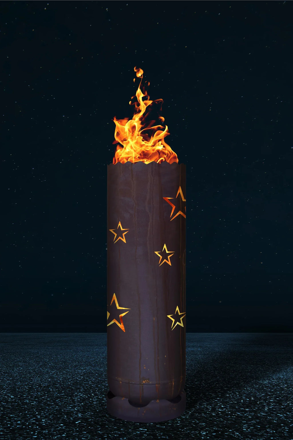 Feuertonne "Sterne" - feuertonnen.org