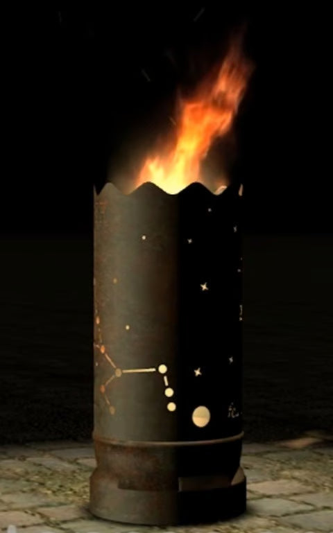 Dropslik Feuertonne "Sternzeichen Stier" - feuertonnen.org