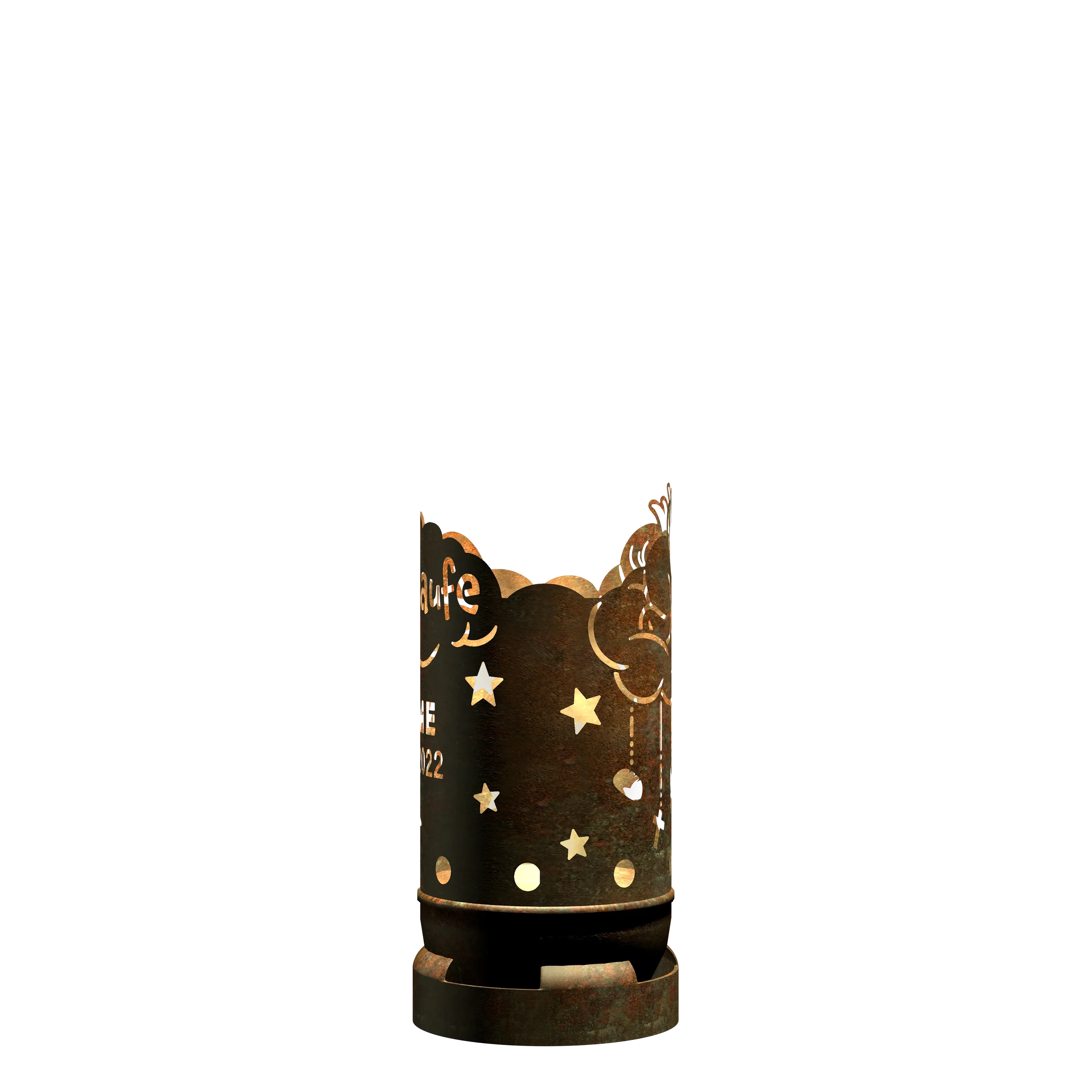 Feuertonne Taufe inkl. Personalisierung - feuertonnen.org