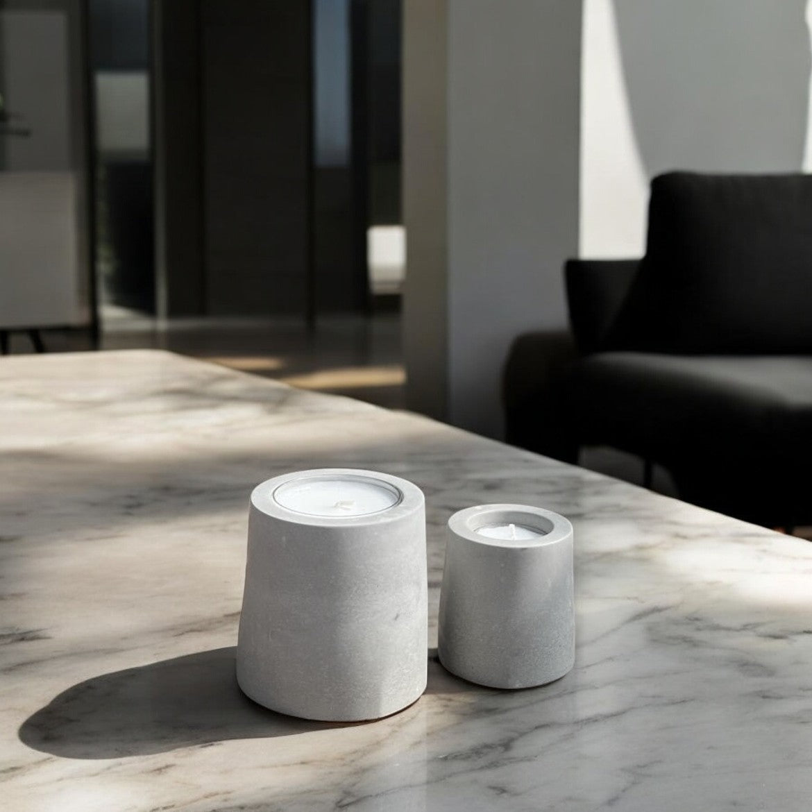 Tealight holders GEMMA (set of 2)