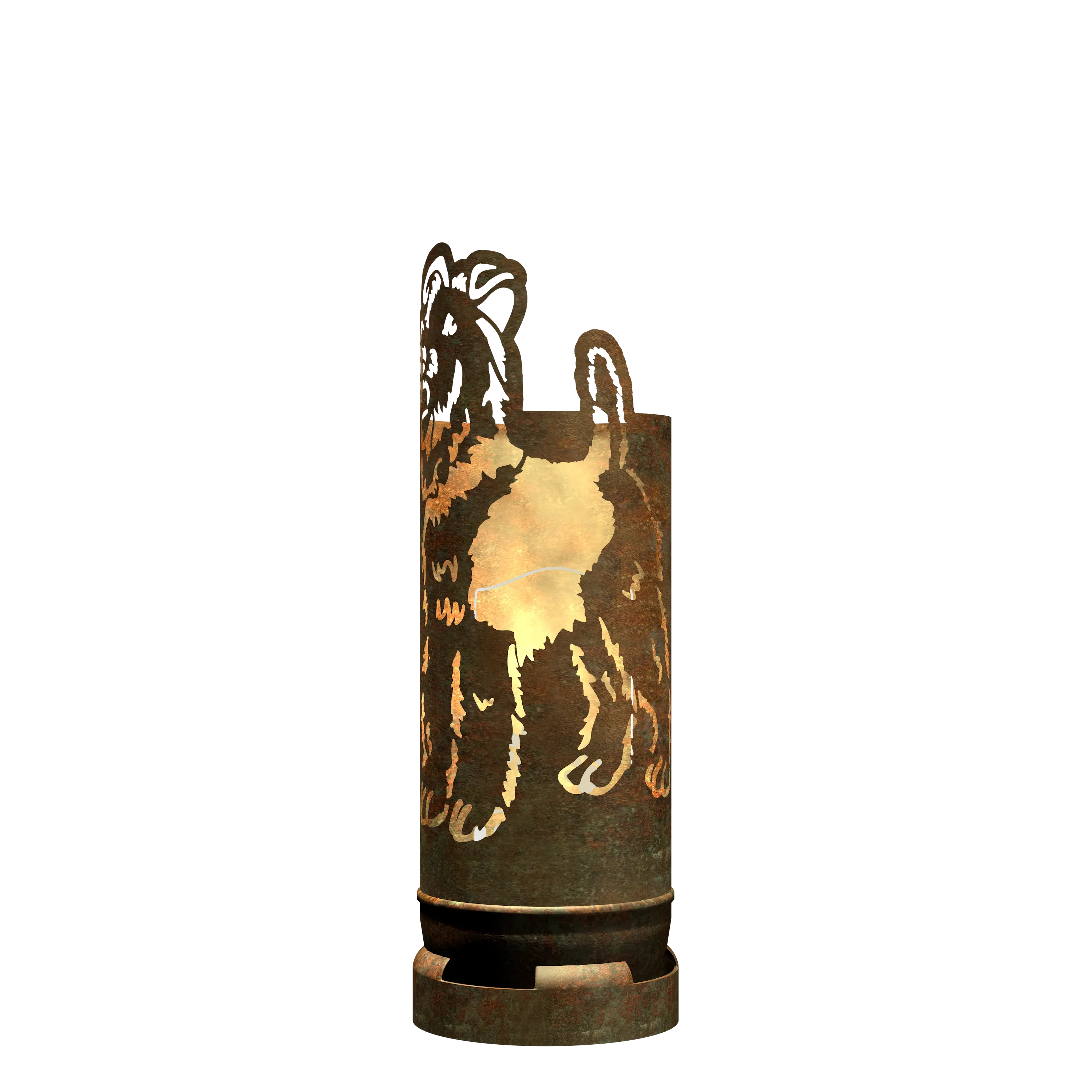 Feuertonne Airedale Terrier exklusiv Design - feuertonnen.org