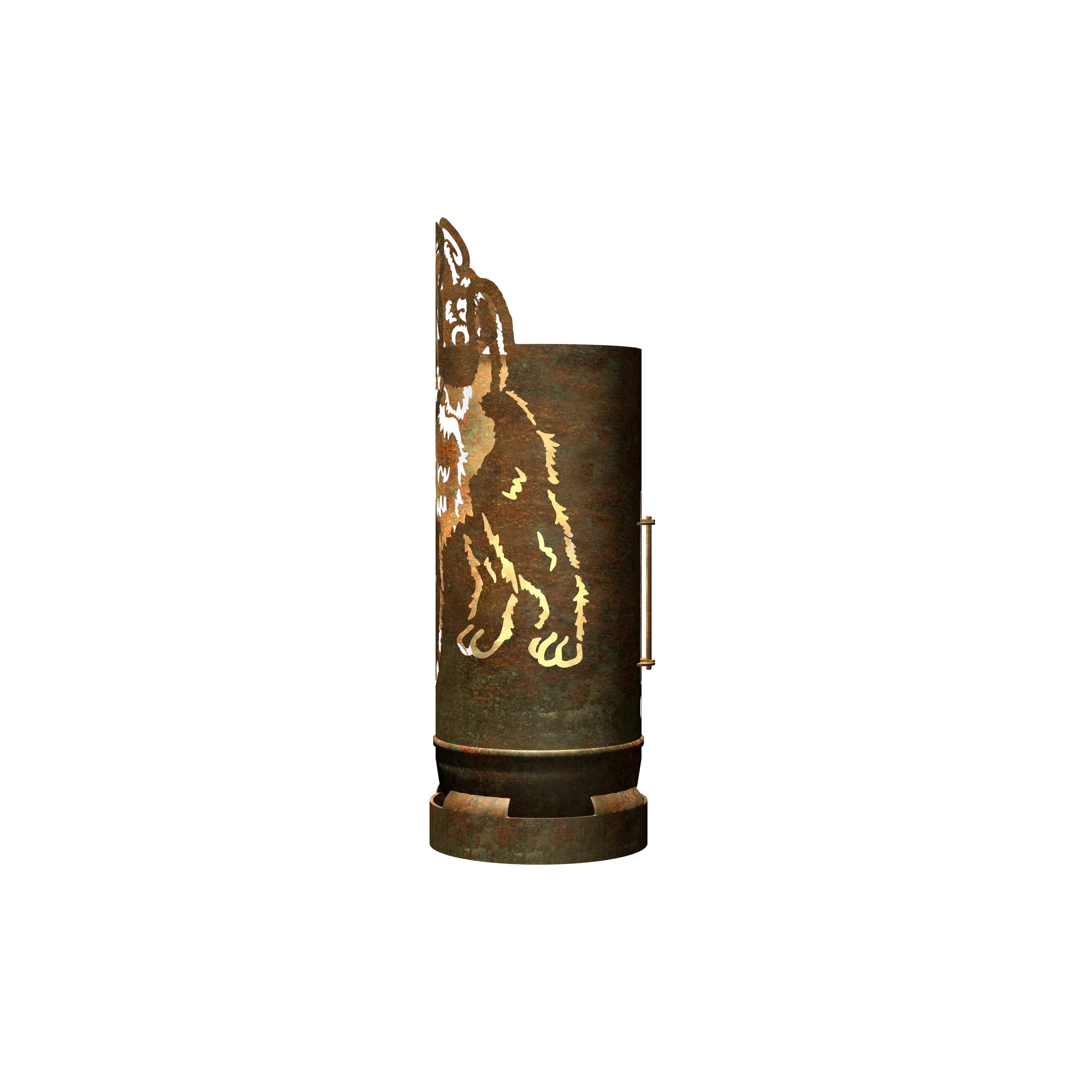 Feuertonne Airedale Terrier exklusiv Design