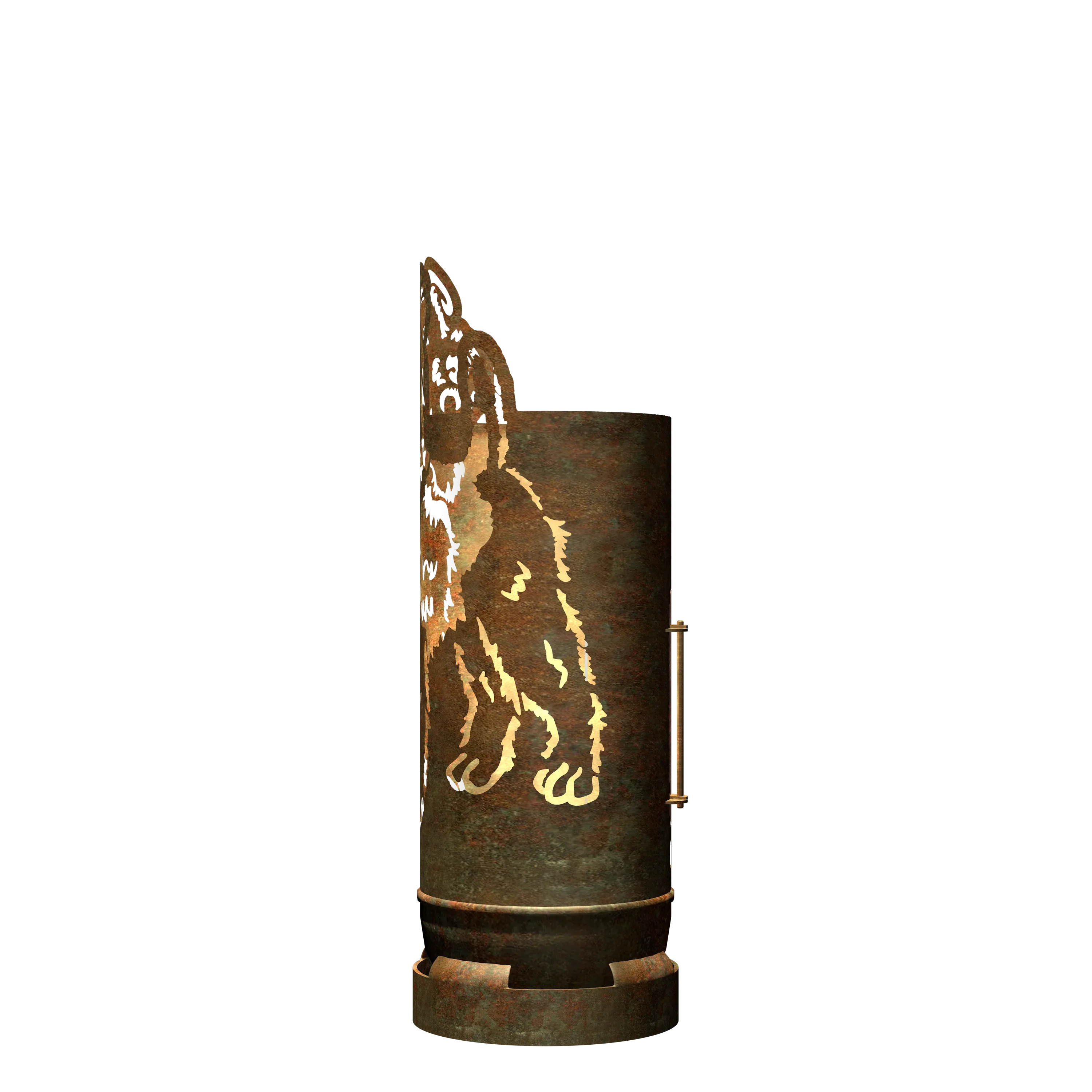 Feuertonne Airedale Terrier exklusiv Design - feuertonnen.org