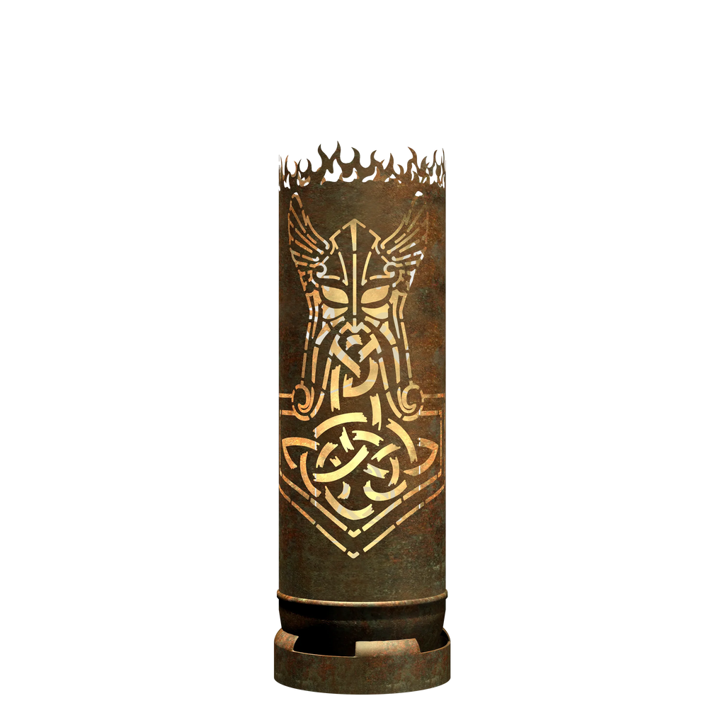 Feuertonne "Thor mit Runen" - feuertonnen.org