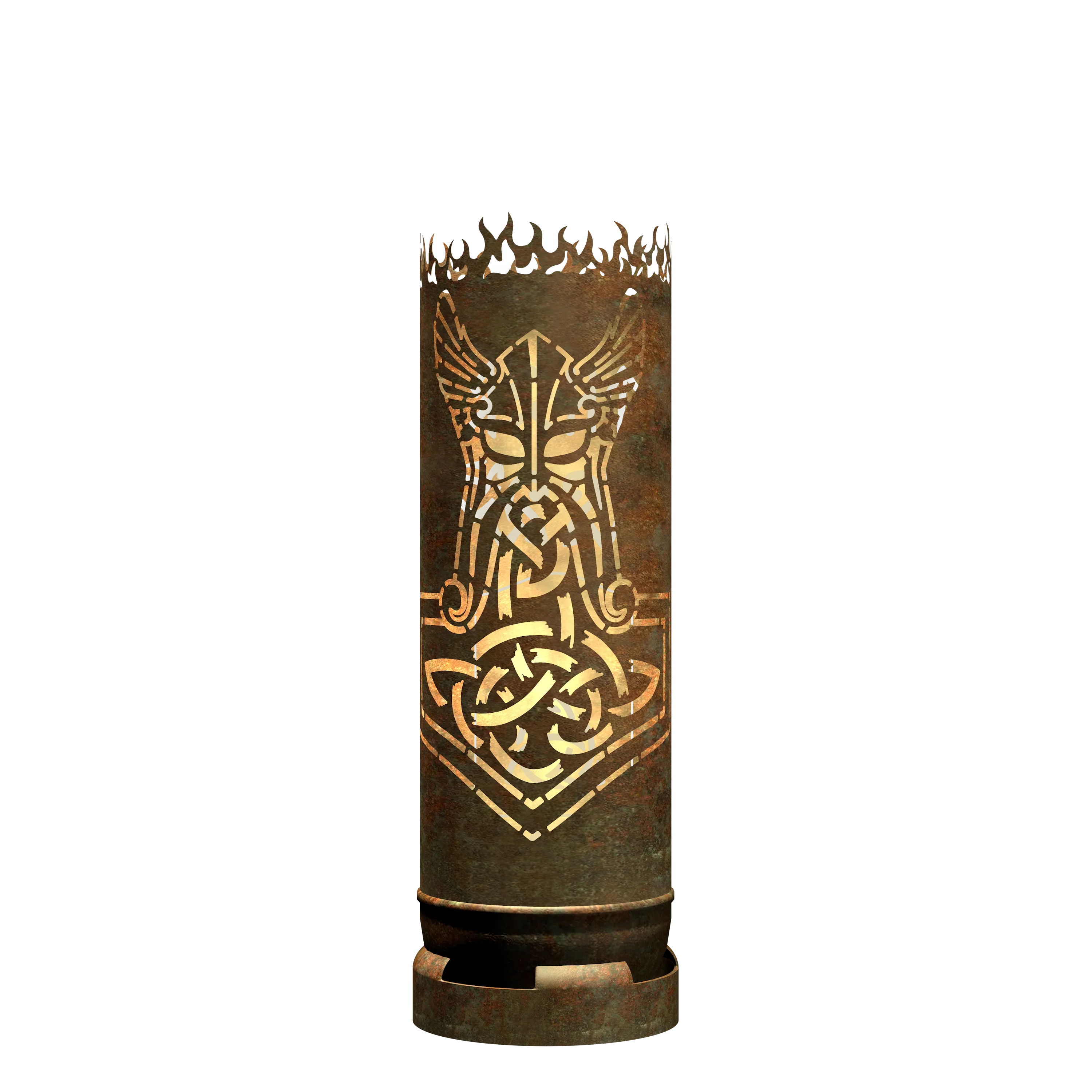 Feuertonne "Thor mit Runen" - feuertonnen.org