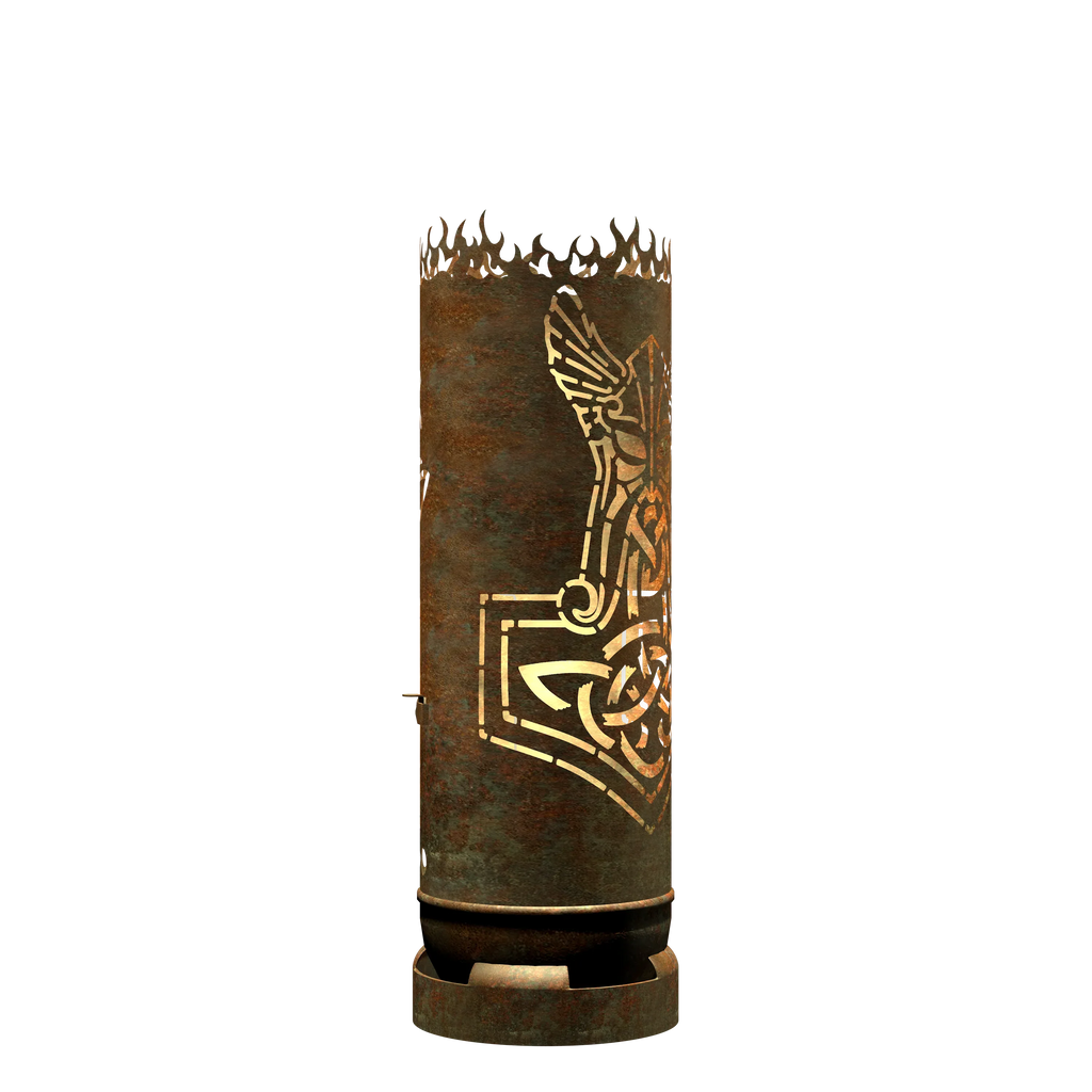 Feuertonne "Thor mit Runen" - feuertonnen.org