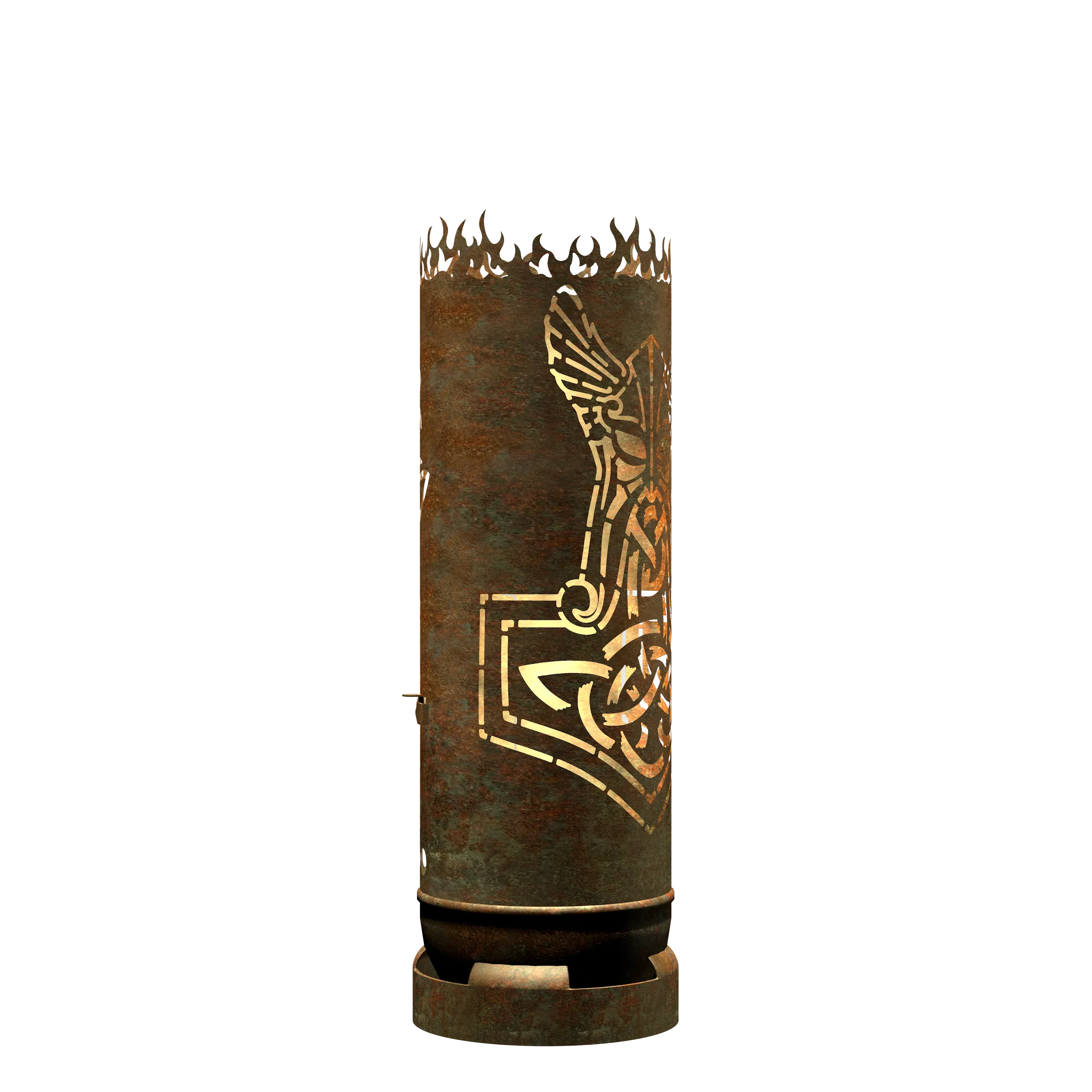 Feuertonne "Thor mit Runen" - feuertonnen.org