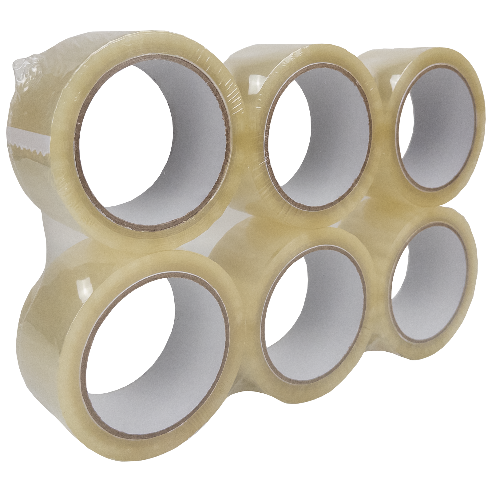 Transparentes Klebeband - Leise abrollend - 50mm x 66m - ca. 50µm