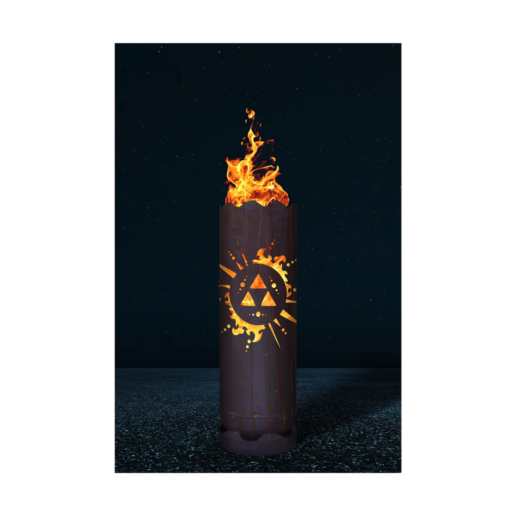 Fire barrel "Triforce"