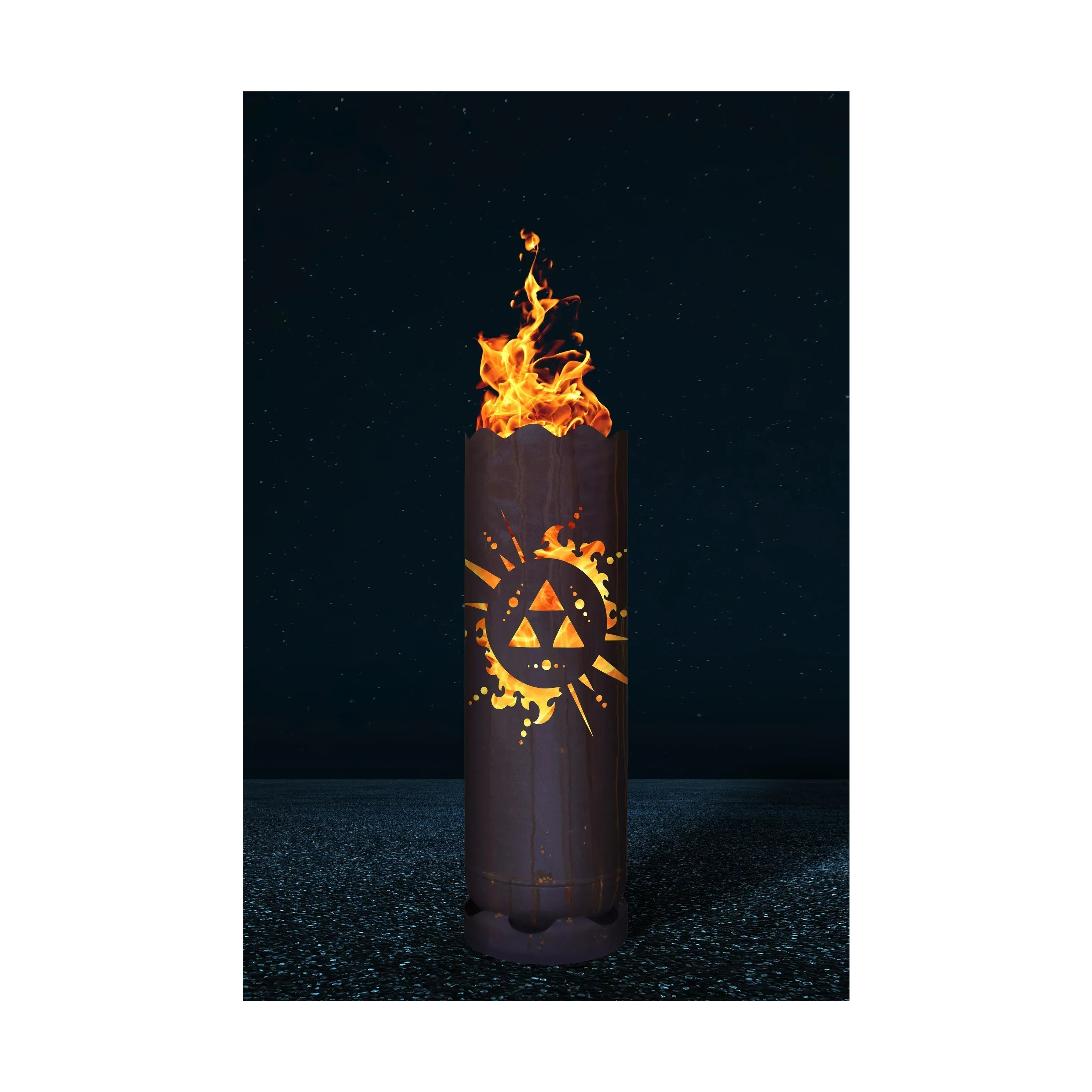 Fire barrel "Triforce"