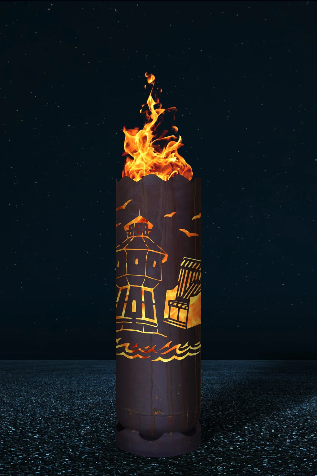 Feuertonne Wasserturm Langeoog - feuertonnen.org