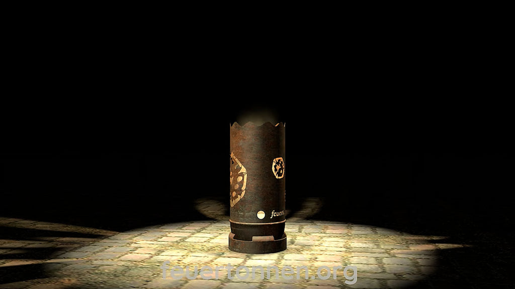 Dropslik Feuertonne Würfel 2 - feuertonnen.org